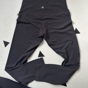 Lululemon align high rise legging 25” black granite